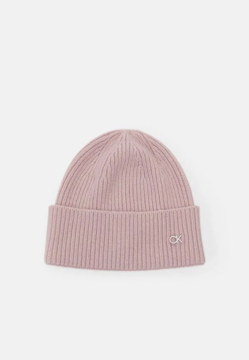 Calvin Klein Relock BeanieBerrettoPale Mauve Donna Cappelli E Foulard 6CA51B04D-J12