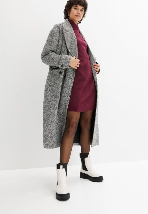 In SalzPfeffer Optik - Cappotto Classico - Black
