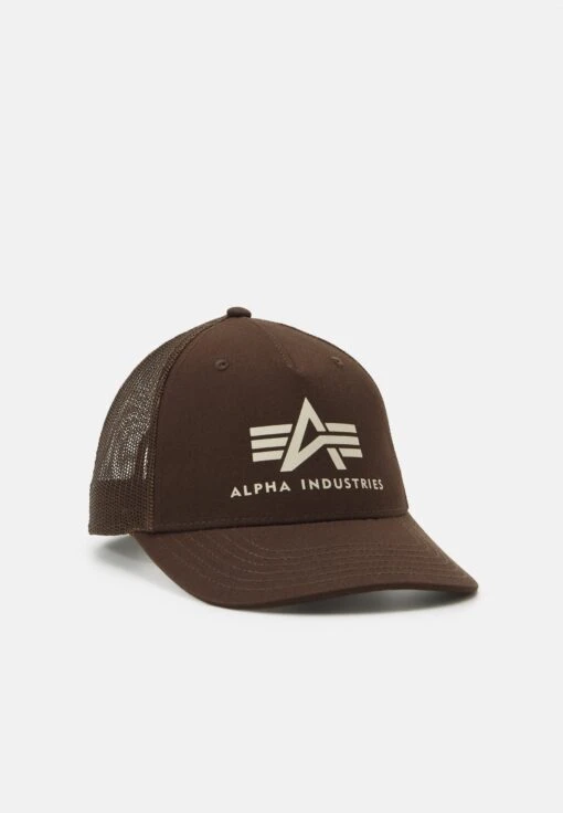 Alpha Industries Basic Trucker UnisexCappellinoHunter Brown Donna Cappelli E Foulard AL552P006-O11