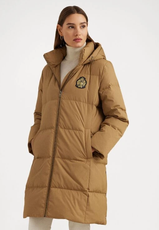 Insulated CoatPiuminoClassic Camel Donna Cappotti LAR21U01R-B11