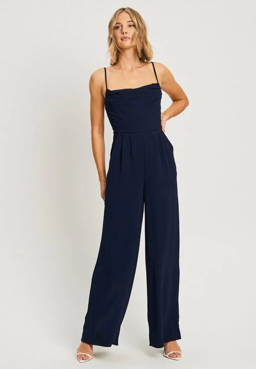 AspenTuta JumpsuitNavy Blue Donna Tute Jumpsuit CFZ21T004-K11