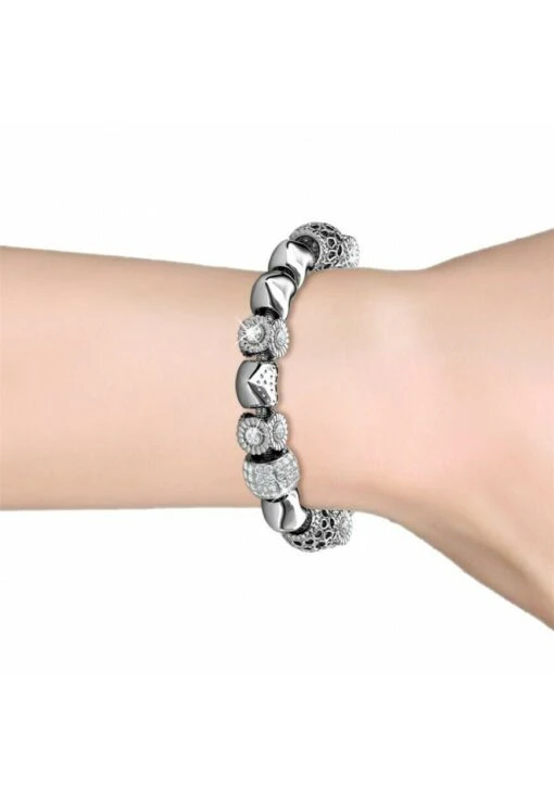 Bracciale - Argenté / Cristal