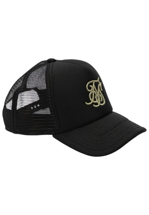 Siksilk Foam Trucker CapCappellinoBlack & Gold Donna Cappelli E Foulard SIF52P023-Q11