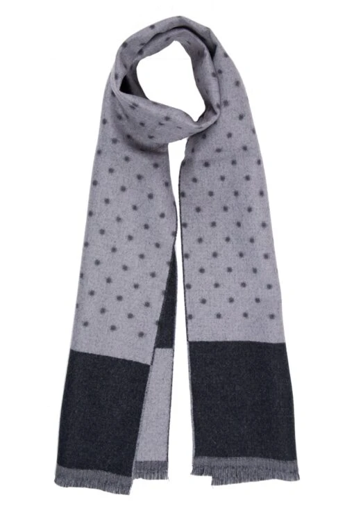 Double-Face Printed - Sciarpa - Grey