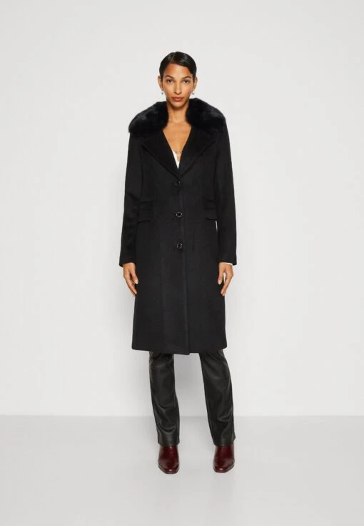 Guess New Laurence CoatCappotto ClassicoJet Black Donna Cappotti GU121U0CM-Q11