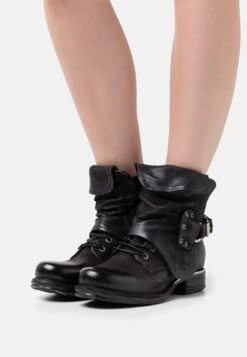 A.S.98 Stivaletti Texani / Biker - Nero