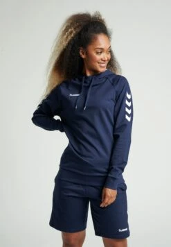 Hummel Hmlgo- Felpa Con Cappuccio - Marine