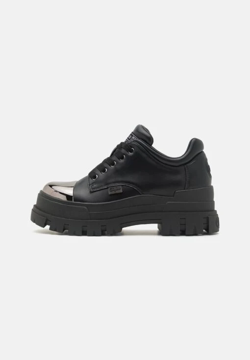 Buffalo Aspha Stringate SportiveBlack Donna Scarpe Piatte BU311E01F-Q11