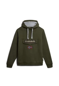 Napapijri Burgee Felpa Con CappuccioGreen Depths Donna Felpe NA622S08K-M12
