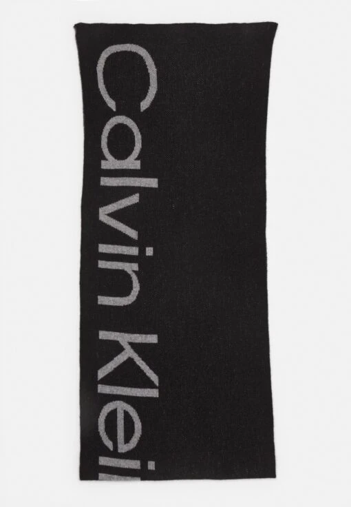 Calvin Klein Logo Reverso Tonal ScarfSciarpaBlack Donna Sciarpe 6CA51G05O-Q11