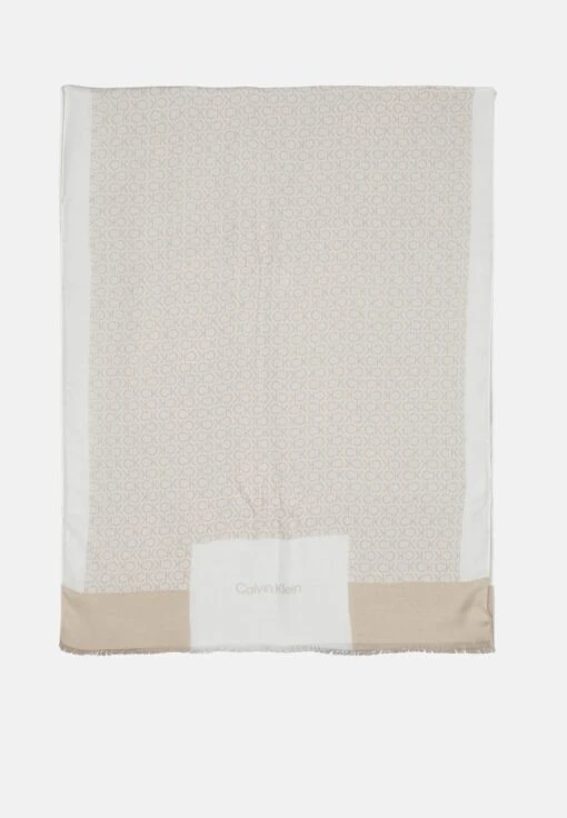 Calvin Klein Geo Minimal Logo ShawlSciarpaDoeskin Donna Sciarpe 6CA51G04Z-B12