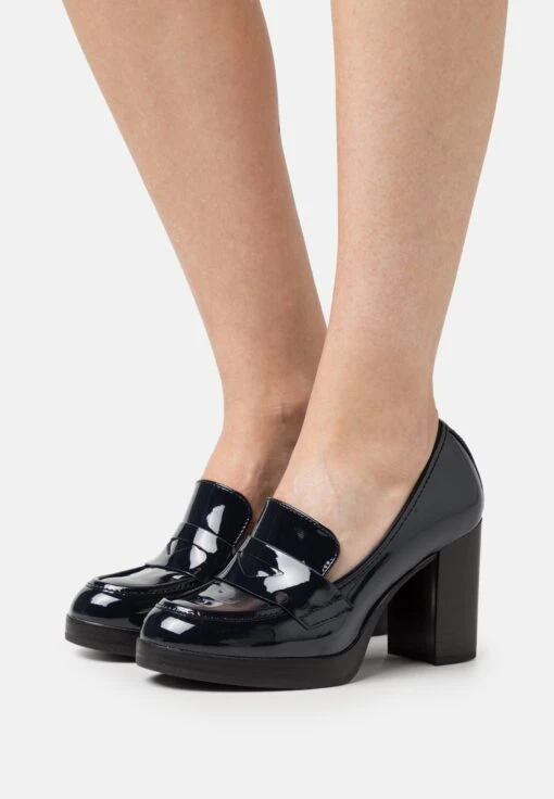Anna Field Scarpe Con PlateauDark Blue Donna Scarpe Con Tacco AN611B0HP-K11