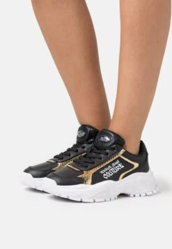 Sneakers BasseBlack/Gold Donna Sneakers VEI11A0A3-Q11